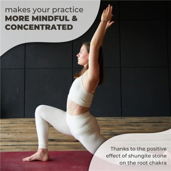 Heritage Shungite Stone Necklace | Round Shungite Pendant Amulet | Authentic - Picture 7 of 8